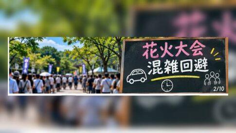花火大会の混雑回避はどうする？行き帰り・駅・駐車場で困らないコツ