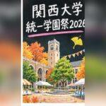 関西大学統一学園祭2026の日程は？模擬店・企画・混雑とアクセス