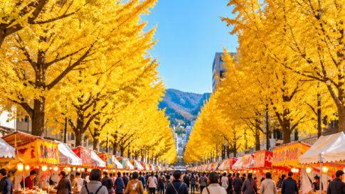 八王子いちょう祭り2026の日程と屋台は？並木100年記念・混雑と交通規制